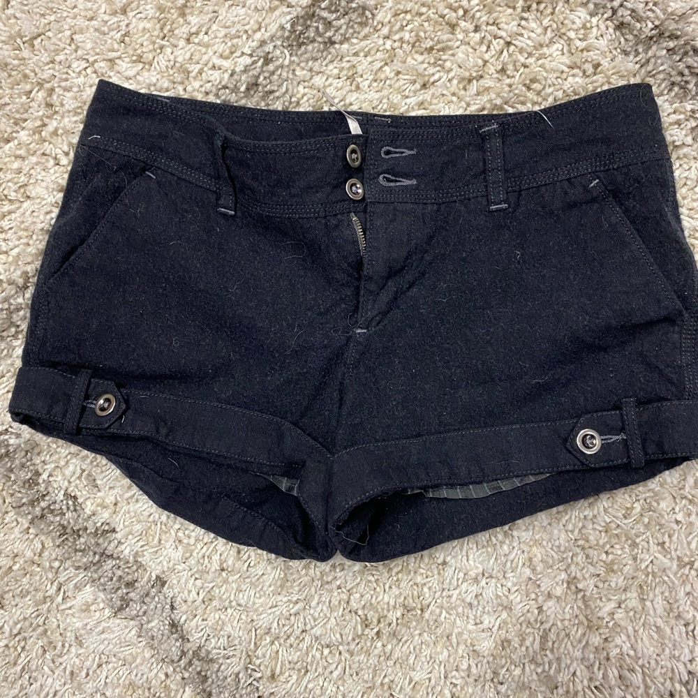 64- Free People Black shorts- size 10 -2-1/2 inseam